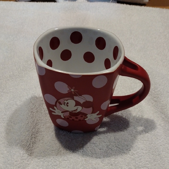 Disney Other - 2 For 8 Sale, Red Polka Dot Mug with Character Design